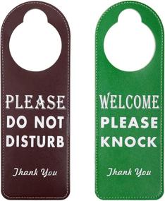 img 4 attached to Efficient Welcome Please Disturb Hanger for Retail Store Fixtures & Equipment - Kichwit