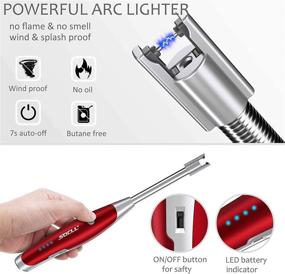 img 3 attached to Electric Lighter Rechargeable Flexible Switch Windproof