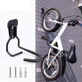 img 3 attached to 🚲 Efficient Bike Storage Solution: Egofy 2PCS Bike Hooks for Garage, Vertical Bike Rack Wall Mount