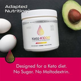 img 2 attached to 🥤 Keto K1000 Electrolyte Powder: Ultimate Hydration Supplement, Energy Boost & Leg Cramp Relief, Raspberry Lemon Flavor - No Maltodextrin or Sugar, 50 Servings