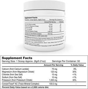 img 3 attached to 🥤 Keto K1000 Electrolyte Powder: Ultimate Hydration Supplement, Energy Boost & Leg Cramp Relief, Raspberry Lemon Flavor - No Maltodextrin or Sugar, 50 Servings
