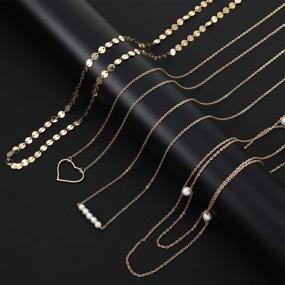 img 1 attached to Stylish 12-Piece Gold Tone Waist Chain Jewelry Set for Women: Perfect for Summer Beach & Bikini Body Accessories