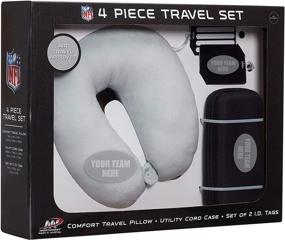 img 1 attached to 🏈 Travel in Style with the NFL Pittsburgh Steelers 4 Piece Travel Set