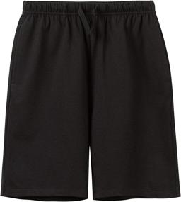 img 2 attached to UNACOO Unisex 2 Pack Cotton Shorts Boys' Clothing : Shorts