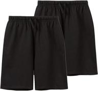 unacoo unisex 2 pack cotton shorts boys' clothing : shorts logo