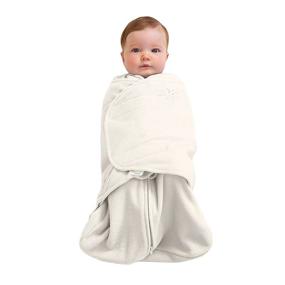 img 3 attached to HALO Sleepsack Swaddle, Micro Fleece, 3-Way Adjustable Wearable Blanket, Cream, Small (3-6 Months), TOG 3.0