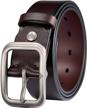 genuine leather belt 1 5 classic fashion men's accessories in belts logo