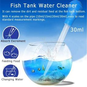 img 1 attached to Aquascaping Tools Set: 5-in-1 Stainless Steel Aquarium Kit with Wave Scissors, Tweezers, Spatula, Squirt Feeder, and PH Tester for Optimal Care of Fish Tank Aquatic Plants