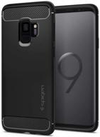 📱 spigen rugged armor samsung galaxy s9 case (2018) - matte black for enhanced seo logo