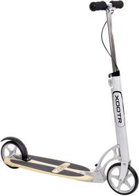 img 1 attached to 🛴 Xootr Cruz Adult Kick Scooter - 800+lb Weight Capacity - Lifetime Guarantee - Convenient QuickClick Folding Mechanism - Front & Rear Brake