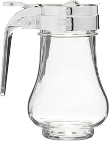 img 3 attached to Syrup Dispenser, 6.75oz (200mL) - No-Drip Glass Bottle Pourers for Maple Syrup, Salad Dressings, Honey, Sugar, Oils, Sauces, & Condiments - Ideal for Home, Cafes & Restaurants - Pancakes & Waffles