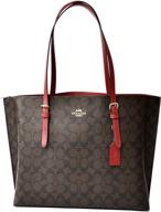 👜 coach mollie tote 1671: stylish black women's handbags & wallets in totes logo