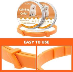 img 2 attached to Natural Pheromone Calming Collar for Cats - 2 Pack | Reduce Anxiety with Adjustable Kitten Collars