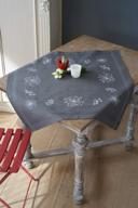 vervaco flowers tablecloth stamped embroidery logo