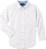 tommy hilfiger ellison sleeve woven boys' clothing for tops, tees & shirts logo