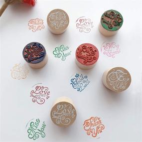 img 2 attached to Rubber Stamps Decorative Scrapbooking Letters