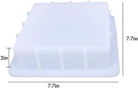 img 2 attached to Square Silicone Making Capacity 1100Ml