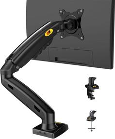 img 4 attached to 🖥️ NB North Bayou F80 Full Motion Swivel Gas Spring Monitor Desk Mount Stand for 17-30'' Monitors (4.4lbs-19.8lbs) - Computer Monitor Stand
