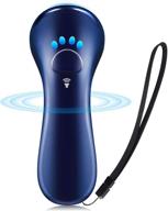 🐶 zelendecor ultrasonic dog barking deterrent - rechargeable anti barking device & trainer, effective control range of 16.4 ft (blue) logo