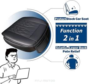 img 2 attached to Memory Foam Truck Seat Cushion by FNJ: Designed for Full Size Trucks and SUVs