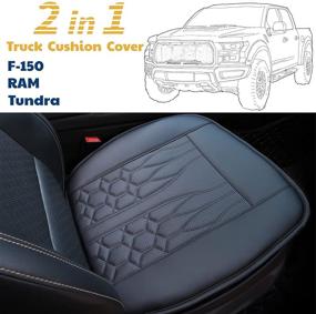 img 4 attached to Memory Foam Truck Seat Cushion by FNJ: Designed for Full Size Trucks and SUVs