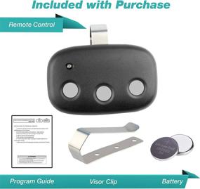 img 2 attached to Linear Megacode MCT-3 DNT00089 Garage Door Remote (2-Pack, 3 Button)