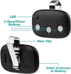 img 1 attached to Linear Megacode MCT-3 DNT00089 Garage Door Remote (2-Pack, 3 Button)