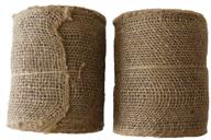 🎀 burlap ribbon roll - 5.5-inch x 30-foot - set of 2 logo