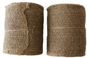 img 1 attached to 🎀 Burlap Ribbon Roll - 5.5-inch x 30-foot - Set of 2