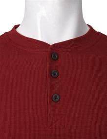 img 1 attached to H2H Casual Henley Shirts KMTTL062 Men's Clothing