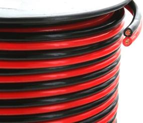 img 1 attached to 🔌 GS Power 14 Gauge Wire (14 AWG) - 100 Foot, Pure Copper, Stranded Electrical Wiring: Ideal for Speaker, Automotive, Trailer, Stereo, and Home Theater Applications - Red/Black