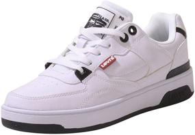 img 4 attached to 👟 Levis Pebbled Casual Sneaker White Men's Shoes: Stylish Comfort for Every Occasion