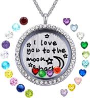 youfeng floating living memory locket pendant necklace: a symbolic family tree of life birthstone necklace logo