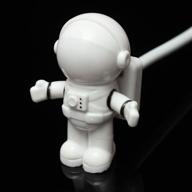 sunderpower creative spaceman astronaut led flexible usb light - the ideal laptop lamp and reading light! logo