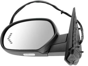 img 2 attached to APA Power Folding Mirror with LED Signal, Memory Puddle Light for SILVERADO SIERRA YUKON TAHOE SUBURBAN AVALANCHE (2007-2014) - Driver Side GM Part GM1320377 GM1320436