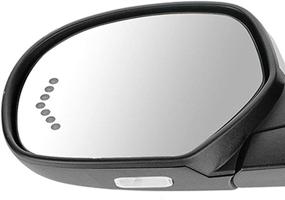 img 3 attached to APA Power Folding Mirror with LED Signal, Memory Puddle Light for SILVERADO SIERRA YUKON TAHOE SUBURBAN AVALANCHE (2007-2014) - Driver Side GM Part GM1320377 GM1320436