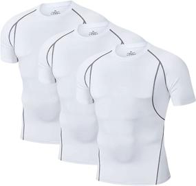 img 1 attached to Zentrex Compression Athletic Workout T Shirts Sports & Fitness and Other Sports