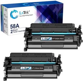 img 4 attached to 🖨️ LxTek Compatible Toner Cartridge Replacement for HP 58A CF258A 58X CF258X, Laserjet Pro M404 M428 Printer Tray, Pack of 2 Black Cartridges, NO Chip