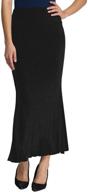 💙 i love sia plus size floor length maxi skirt with high waist and fold-over design for women logo