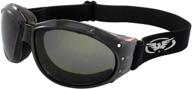 🔥 smoke anti-scratch global vision eliminator padded motorcycle riding goggles logo