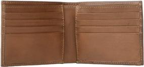 img 1 attached to 👜 Cognac Leather Men's Bi-Fold Wallet - Browning Wallets, Card Cases & Money Organizers