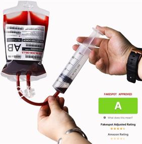 img 1 attached to 🧛 Reusable Halloween Drink Pouches - 10 Pack of meowtastic Blood Bag for Drinks, Heavy Duty, Reclosable - Ideal for Halloween Party Favors, Costume Props, and Halloween Themed Events