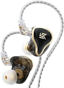 img 4 attached to 🎧 KZ ZAS IEM Earphones - Hybrid 16-Unit High-Frequency 7BA+10mm Dual DD HiFi Stereo Sound, Noise Cancelling, In-Ear Headphones with Built-in Microphone (Wired Black)