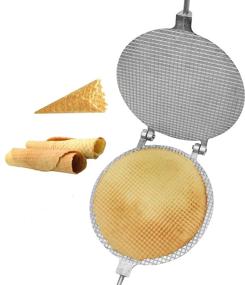 img 4 attached to 🍦 Round Form Waffle Cone Maker for Tasty Ice Cream Cones