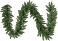 🎄 vickerman 9' camdon fir artificial christmas garland: unlit faux holiday garland for indoor seasonal home decor логотип