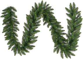 img 3 attached to 🎄 Vickerman 9' Camdon Fir Artificial Christmas Garland: Unlit Faux Holiday Garland for Indoor Seasonal Home Decor