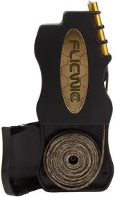 img 3 attached to FlicWic Black and Gold Hemp Wick Dispenser Lighter Case for Mini-Bic with 12ft Organic Hemp Wick Spool - Premium Hemp Wick for Extended Burning Time