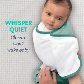 img 1 attached to SwaddleMe Easy Change Whisper Quiet Swaddle - Size Small/Medium, 0-3 Months, 1-Pack (Square Dance)