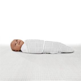img 2 attached to SwaddleMe Easy Change Whisper Quiet Swaddle - Size Small/Medium, 0-3 Months, 1-Pack (Square Dance)