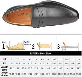 img 2 attached to RITIZEN Classic Official Business Men's Shoes with Enhanced Comfort